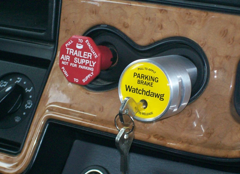 Neffco Product's WatchDawg Truck Theft Prevention Device Installed Inside A Truck.